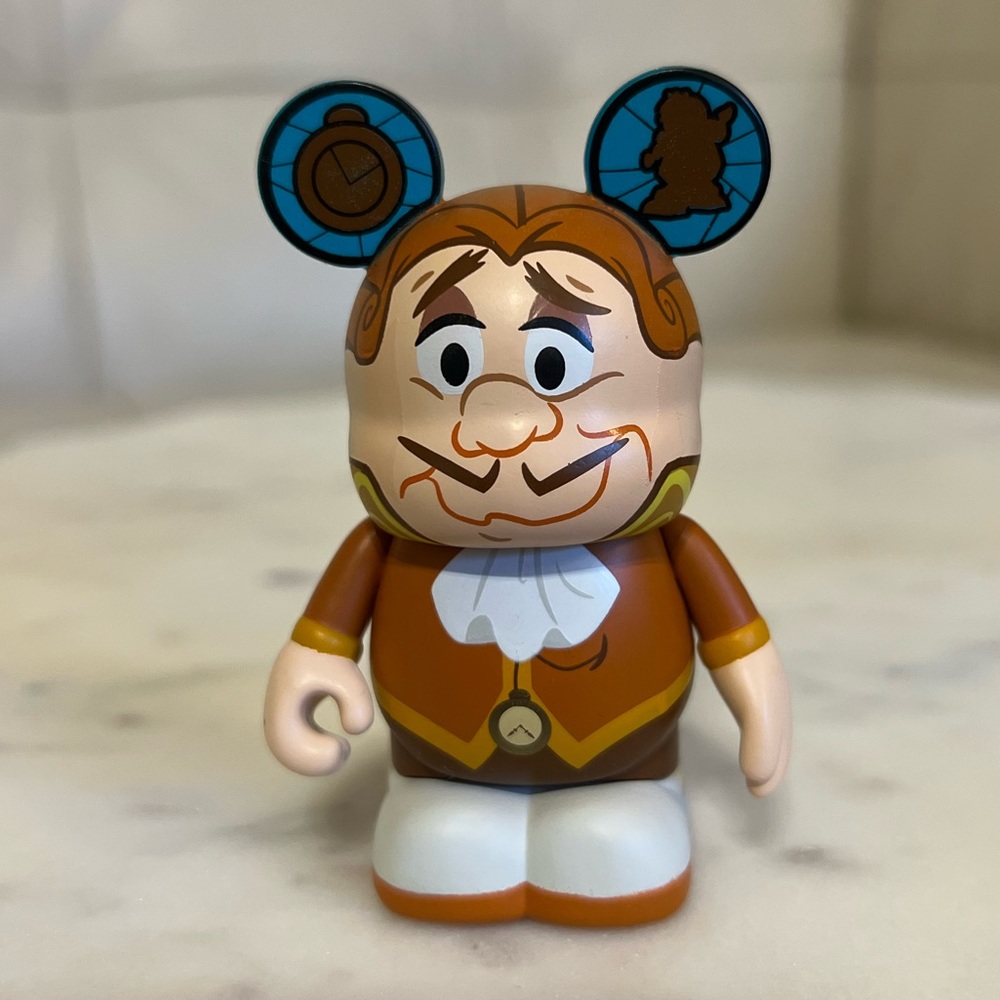 Disney Vinylmation Cogsworth 3” figure from the Beauty and the Beast S…